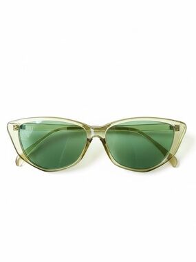Green Cat Eye Sunglasses